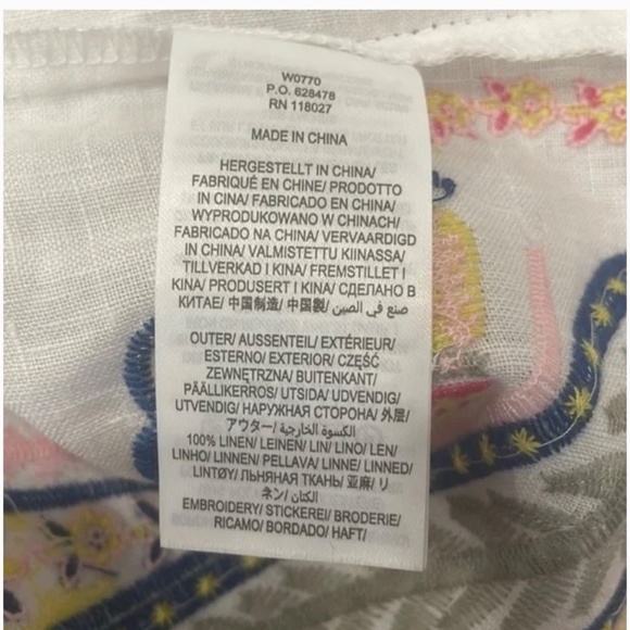 Boden Briana Embroidered Linen Dress - Picture 3 of 5